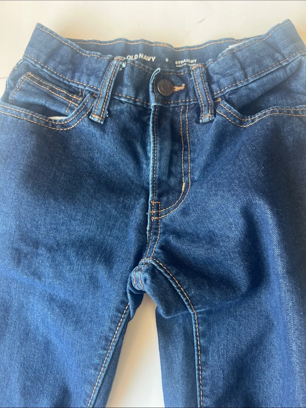 Old Navy Kids Dark Blue Straight-Leg Jeans